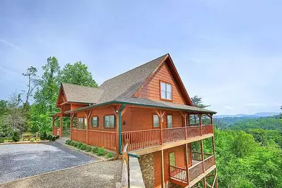 One of our beautiful 3 bedroom cabin rentals in Pigeon Forge TN.