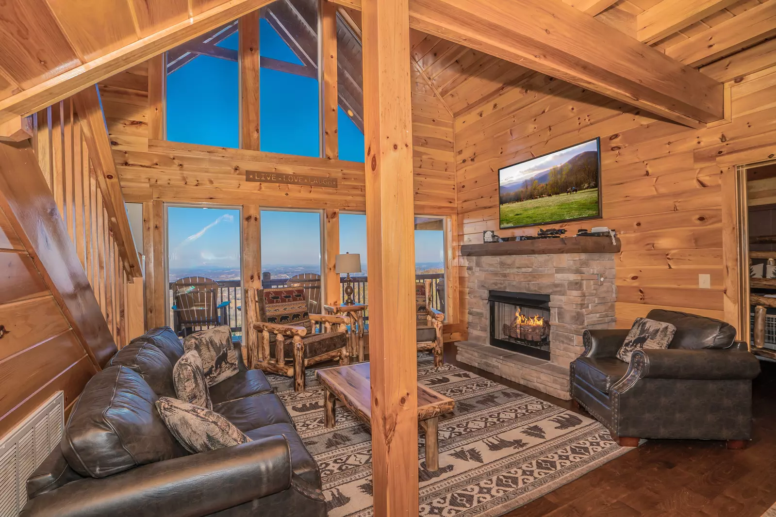 A Grandview Getaway 2 Bedroom Sevierville Cabin Rental