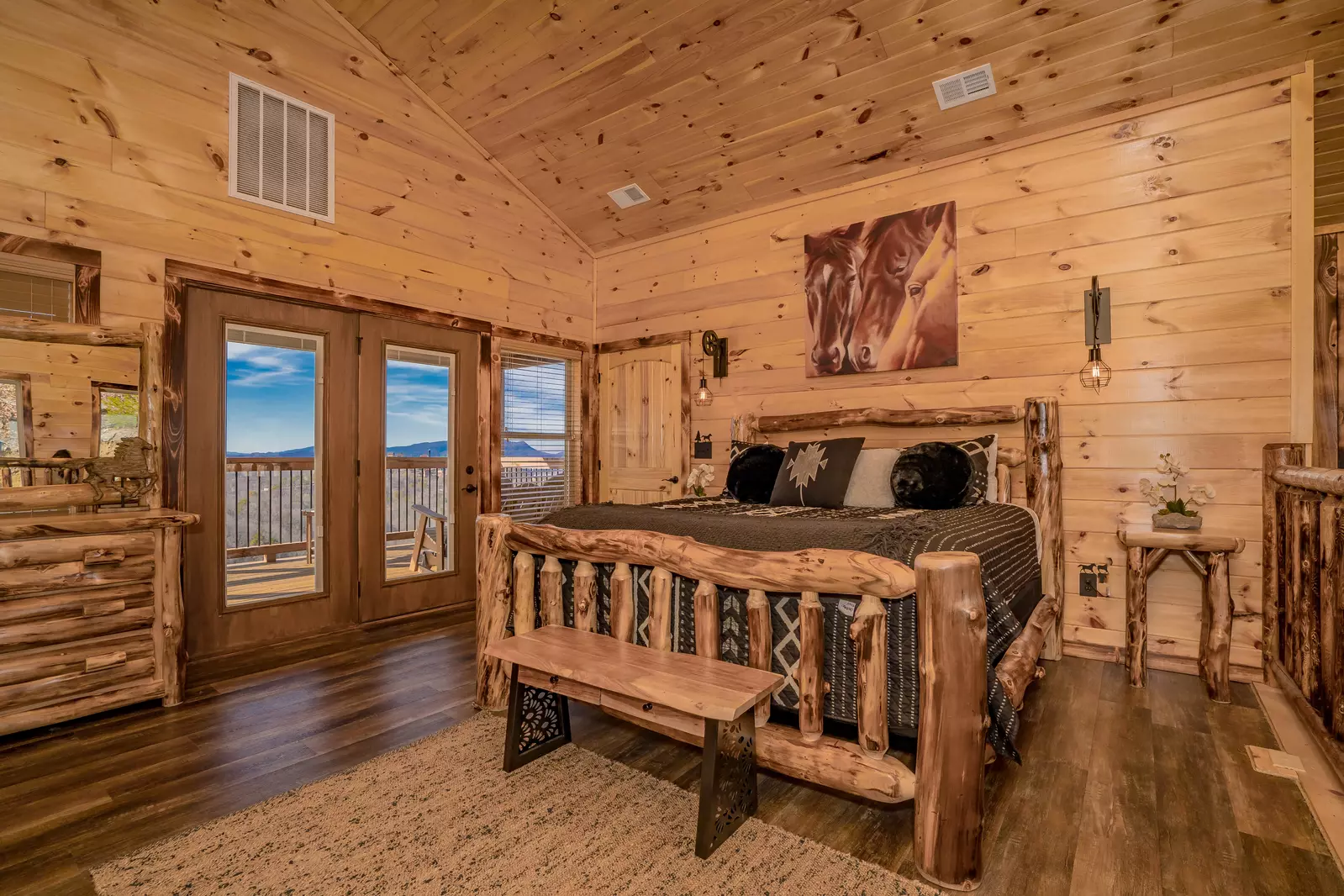 Cowboys Trail 3 Bedroom Sevierville Cabin Rental