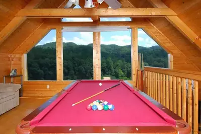 pool table at cherokee sunset