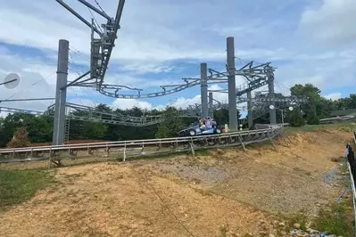 Rowdy Bear Ridge coaster 