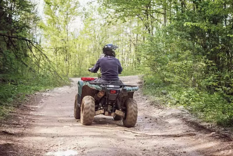 atv rider in pigeon forge