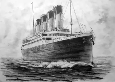old picture of titanic