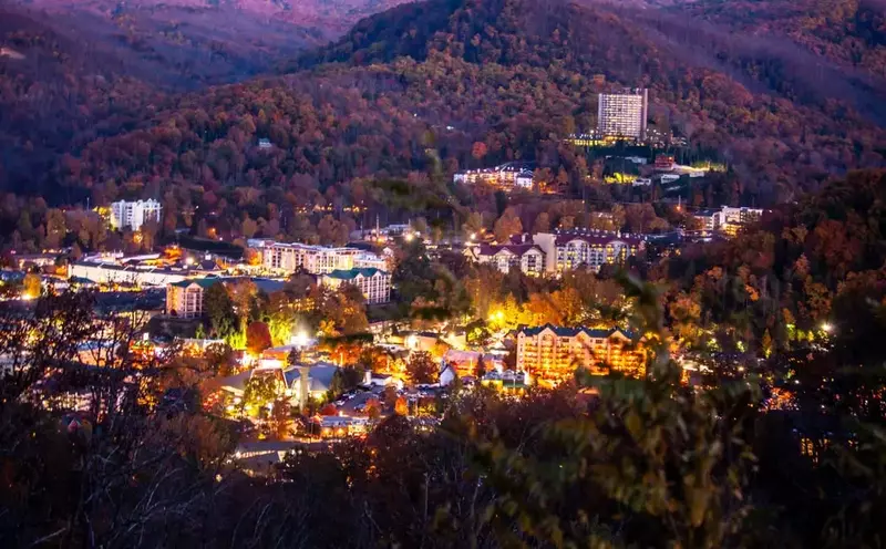 night in Gatlinburg