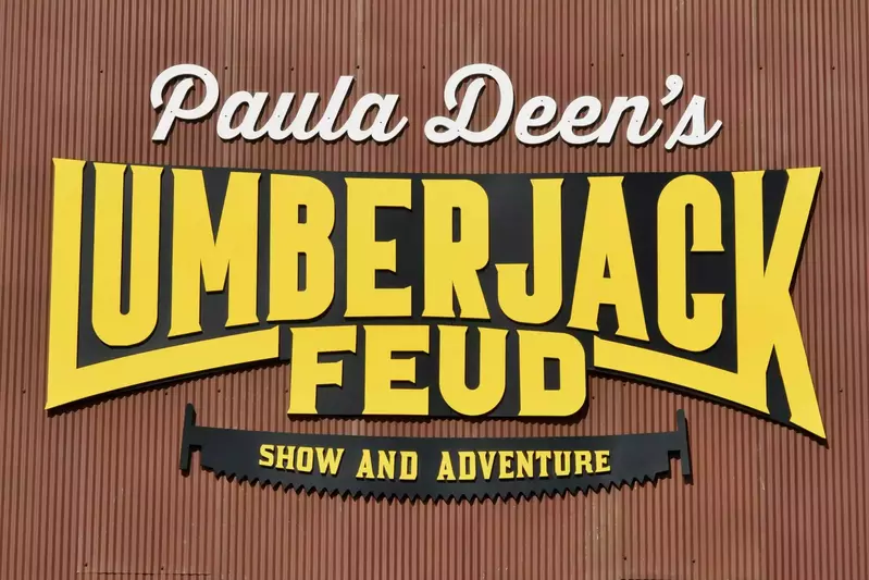 lumberjack feud sign