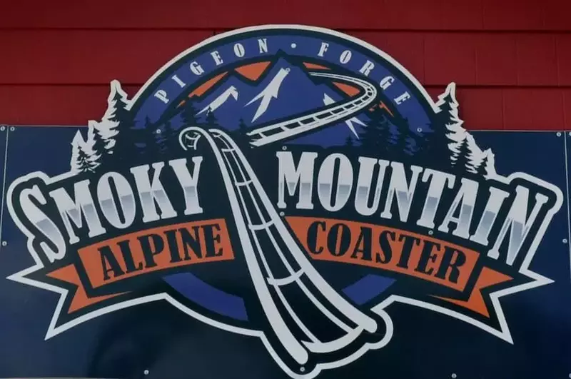smoky mountain alpine coaster in Pigeon Forge