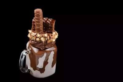 crazy chocolate milkshake