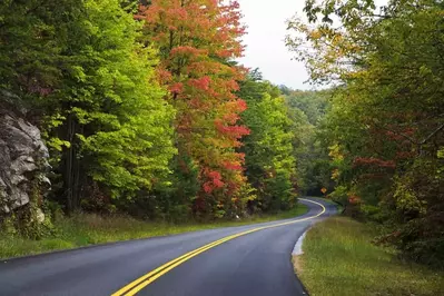 Foothills Parkway in the Smoky Mountains