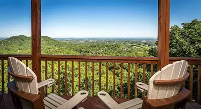 The Mountain Top Views cabin near Dollywood.