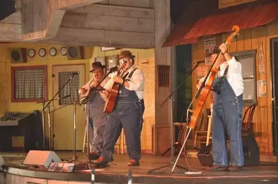 A bluegrass concert at Dollywood.