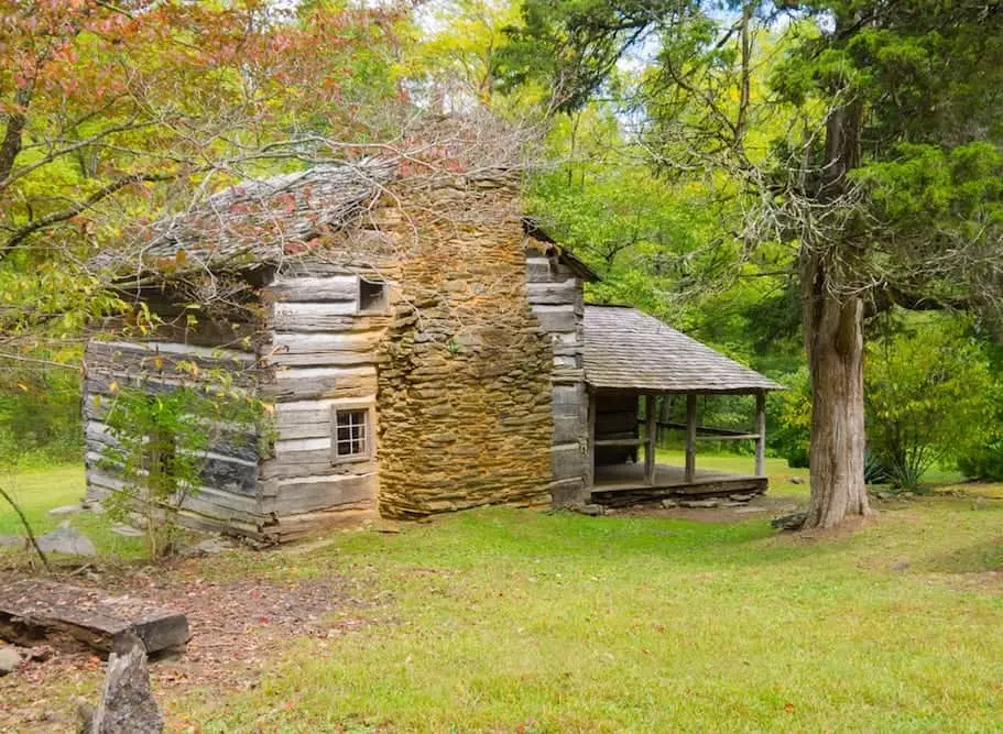 The Walker Sisters Place in the Smoky Mountains.