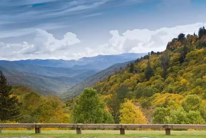 Amazing mountain views from Newfound Gap Road.