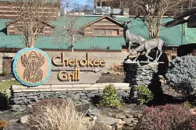 The Cherokee Grill restaurant in Gatlinburg TN.