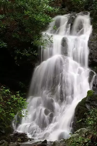 Cataract Falls in the Smoky Mountains.