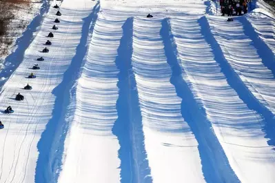 snow tubing slopes