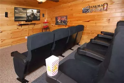 Watch a movie in your cabin's theater room