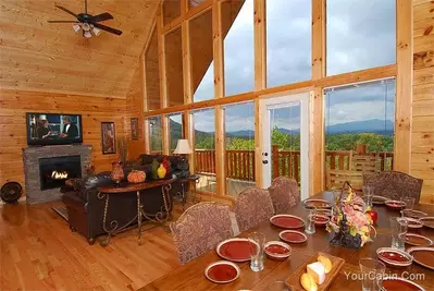 Interior of a cabin