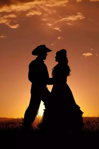 dancing cowboy and cowgirl