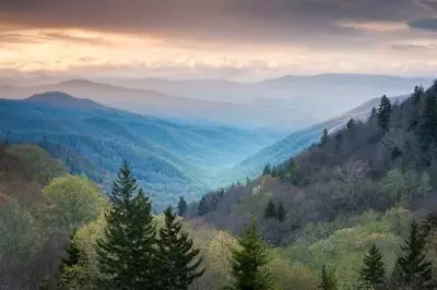 peaceful Smoky Mountain view