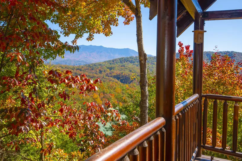 Smoky Vista Romance 2 Bedroom Pigeon Cabin Rental