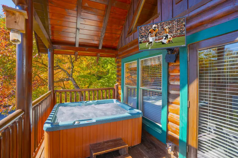 Smoky Vista Romance 2 Bedroom Pigeon Cabin Rental