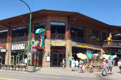 The Mellow Mushroom in downtown Gatlinburg.