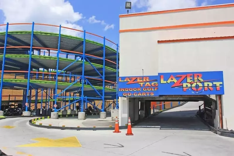 lazerport fun center has some of the best go karts in Pigeon Forge