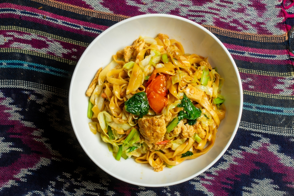 Thai drunken noodles