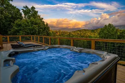 mountain vista is one of the top cabins in the Smokies