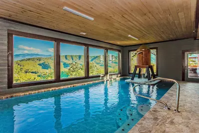 mountain retreat is one of our large cabins in the Smoky Mountains
