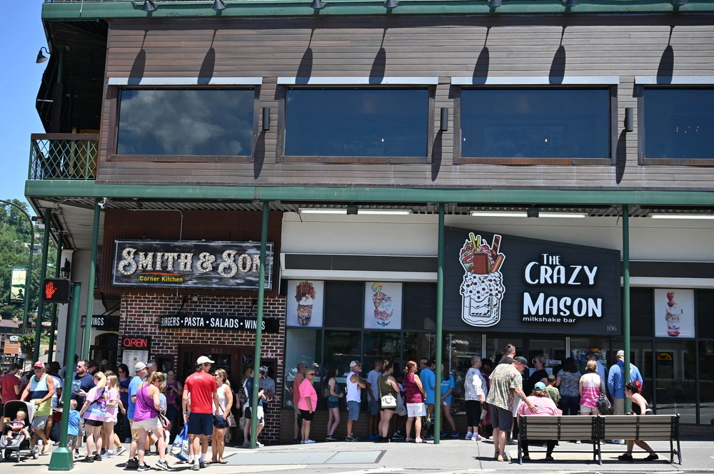 The Crazy Mason Milkshake Bar in Gatlinburg