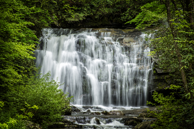 Meigs Falls is one of the top waterfalls in the Smokies you can drive to