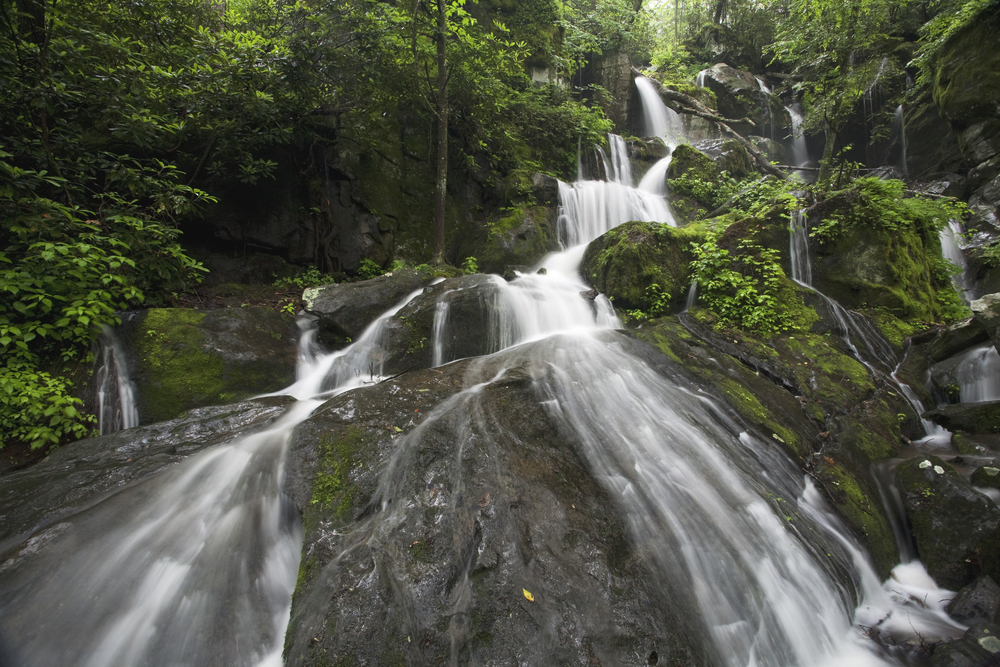 Place of a Thousand Drips is one of the top waterfalls in the Smokies you can drive to