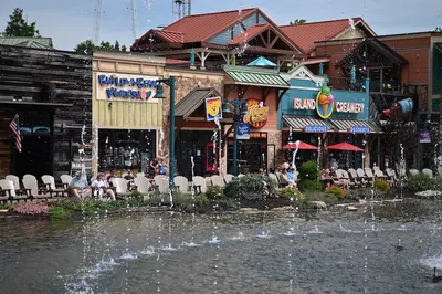 the island offers some of the best shopping in pigeon forge