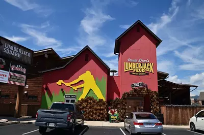 lumberjack feud  is one of the top dinner shows for Christmas in Pigeon Forge