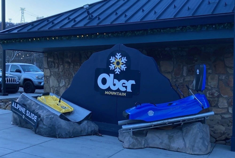 Ober Mountain sign