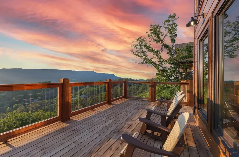 Pigeon Forge cabins with mountain views