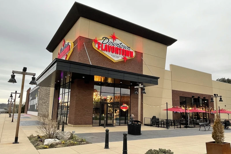 Downtown Flavortown in Pigeon Forge TN