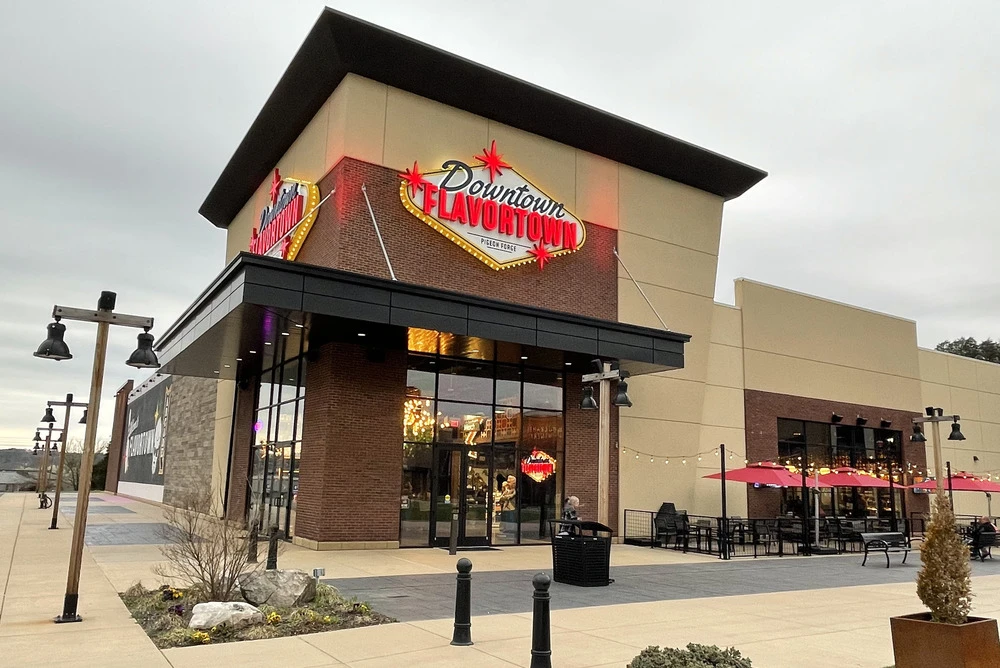 Downtown Flavortown in Pigeon Forge TN