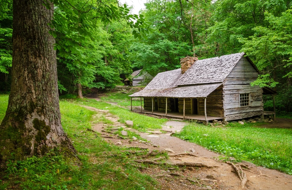 Walker Sisters Cabin on Little Brier Gap Trail