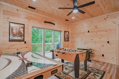 cabin with game room