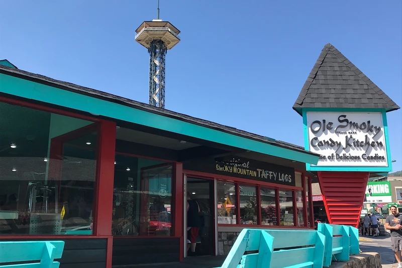 Ole Smoky Candy Kitchen is one of the best shops in Gatlinburg that will satisfy your sweet tooth