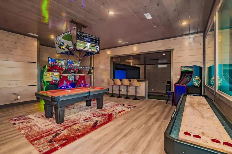 gatlinburg cabins with game rooms