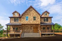 large group cabin timber tops